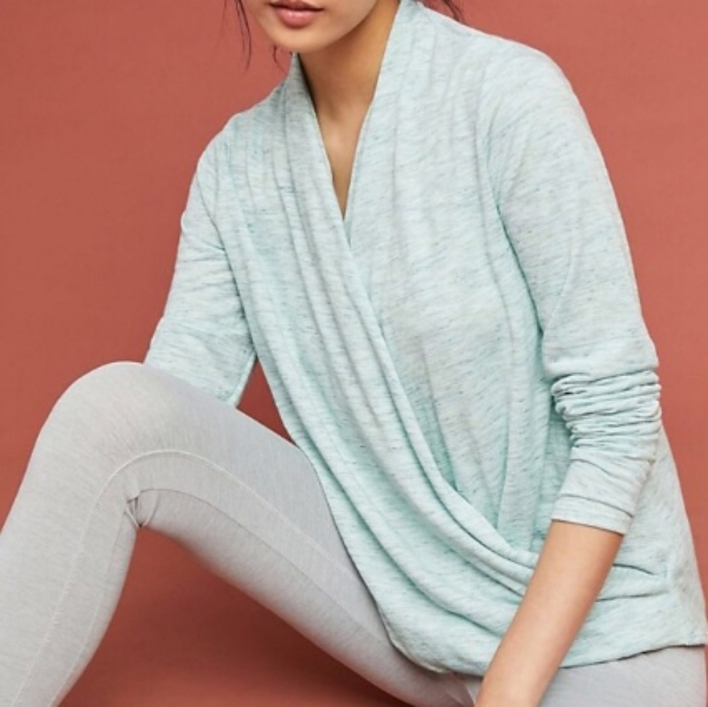 Anthropologie Light Blue Sweater